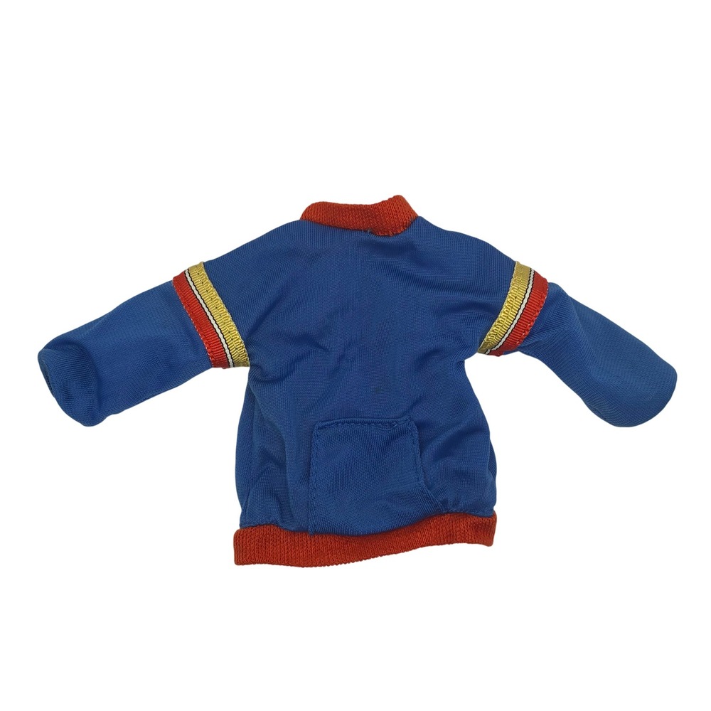 Vintage 1980 Ken Fashion Favorites Blue Track Jacket 1404 Mattel Doll Clothes